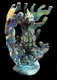 Abalone Shell Zuni Sea Horse Fetish Hand Carved Indian Animal Talisman