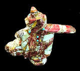 Zuni Dancing Bear Fetish Southwwestern Pueblo Carving