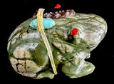 Aaron & Thelma Sheche Frog Fetish Zuni Carving