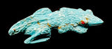 Zuni Turquoise Lizard Fetish Pueblo Indian Stone Carving