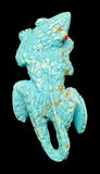 Zuni Turquoise Lizard Fetish