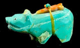 Bernard Homer Jr Turquoise Bear Fetish