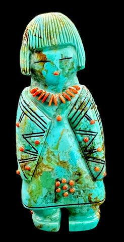 Claudia Peina Turquoise Zuni Maiden