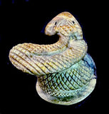 Southwestern Zuni Rattlesnake Fetish Stone Reptile Indian Carving