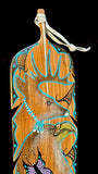 Deer and Eagle Cedar Prayer Feather Native American Art