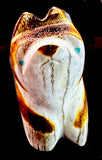 Robert Weahkee Cat Fetish Western Pueblo Indian Antler Animal Carving