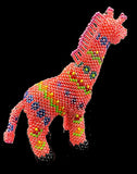 Zuni Beaded Pink Giraffe
