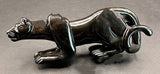 Hiram Peynetsa Large Mountain Lion Fetish Southwestern Pueblo Zuni Indian Stone Animal Carving