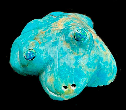 Leekya Turquoise Frog Fetish