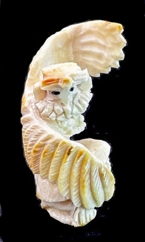 Pernell Laate Fossilized Ivory Eagle Dancer
