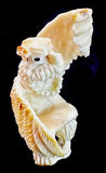 Pernell Laate Fossilized Ivory Eagle Dancer Southwestern Pueblo Indian Carving