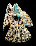Bryston Bowannie Cowrie Shell Eagle Fetish Native American Bird Carving