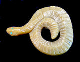 Philbert Beyuka Serpentine Snake Fetish Native American Stone Reptile Carving