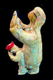 Zuni Maiden With Her Childrenm American Zuni Indian Carving
