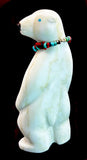 Polar Bear Fetish Southwestern Pueblo Zuni Indian Stone Animal Carving