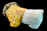 Robert Weahkee Lion Fetish Zuni Indian Antler Animal Totem