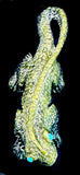 Lance Cheama Serpentine Lizard Fetish Western Indian Pueblo Zuni Stone Reptile Carving