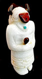 Faye Quandelacy Buffalo Dancer Native American Zuni Indian Stone fetish Carving