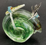 Art Glass Zuni Kolowisi Water Serpent Zuni Indian Myythical Creature Carving