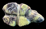 Rare "Signed" Lena Boone Frog Fetish Zuni Indian Master Carver Artist