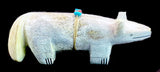 Claudia Peina Elk Antler Wolf Fetish Zuni Indian Carving