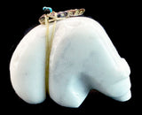 Emery Eriacho White Bear Fetish Zuni Indian Carving