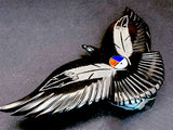 Hiram Peynetsa Large Belgian Black Marble Soaring Eagle