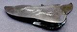 Hiram Peynetsa Large Belgian Black Marble Soaring Eagle