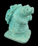 Zuni Turquoise Mother Bear With Papoose Carving
