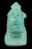 Zuni Turquoise Mother Bear With Papoose Carving