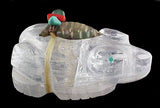 Moon Rock Frog Fetish Southwestern Pueblo Zuni Indian Stone Animal Carving