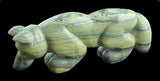 Brian Yatsattie Serpentine Wolf Fetish Native American Stone Animal Carving