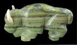 Brian Yatsattie Buffalo Fetish Southwestern Pueblo Zuni Indian Stone Animal Carving