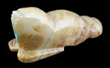 Heartline Seal Fetish Native American Stone Animal Carving