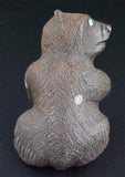 Brown Bear Fetish American Indian Stone Animal Carving