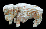 Plains Buffalo Fetish American Indian Stone Animal Carving