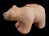 Sandstone Bear Fetish Native American Stone Animal Carving