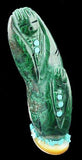 Quandelacy Malachite Corn Maidens American Indian Stone Fetish Carving