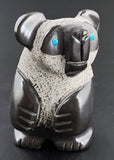 Panda Fetish Southwestern Pueblo Zuni Indian Stone Animal Carving