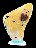 Quandelacy Pueblo Corn Maidens Native American Shell Fetish Carving