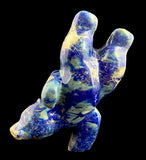 Loren Tsalabutie Zuni Lapis Dancing Bear American Indian Carving