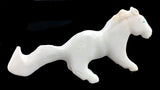 White Marble Horse Fetish Zuni Pueblo New Mexico Stone Carving