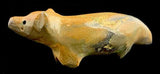 Sarah Leekya Wolf Fetish native American Stone Animal Carving