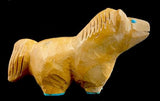 Francis Leekya Horse Carving Southwestern Indian Pueblo Stone Animal Fetish