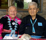 Aaron and Thelma Sheche Dual Coyote Fetish Zuni Indian Native American Master Carvers Artists