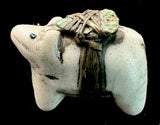 Teddy Weahkee Zuni Bear Fetish Native American Stone Animal Carving
