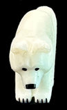 Corwin Yamutewa White Wolf Fetish Southwestern Pueblo Stone Animal Carving