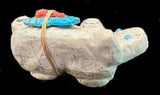 Francis Leekya Serpentine Bear Fetish Zuni Indian Stone Animal Carving
