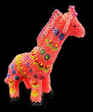 Zuni Beaded Pink Giraffe Southwestern Pueblo Indian Hand Made Animal