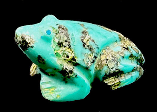 Turquoise Frog Fetish
